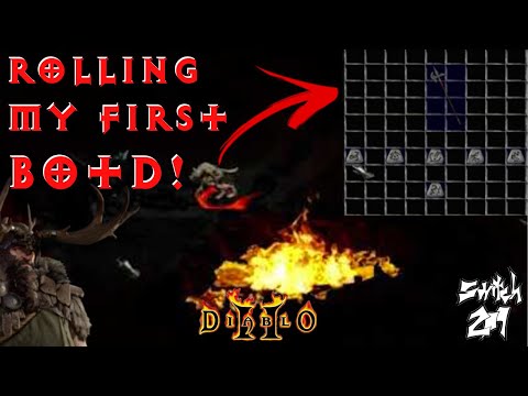Rolling My FIrst BotD! How Close To 400% Enhanced Damage? - Diablo 2