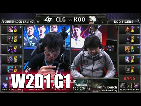 CLG vs KOO Tigers Game 2 | Week 2 Day 1 Group A LoL S5 World Championship 2015 | CLG vs KOO G2