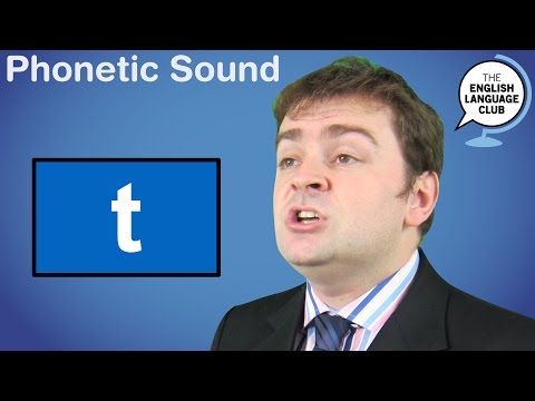 The /t/ Sound