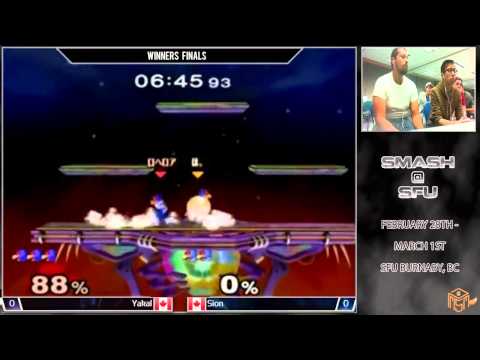 Smash @ SFU - Yakal (Blue Falco) vs. Sion (Falco) - Losers Finals - Melee