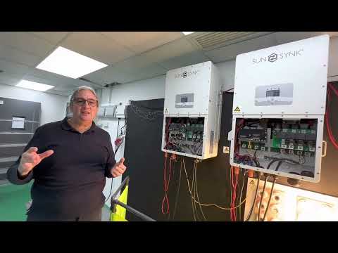 2 x 50kW Sunsynk Hybrid Inverters Wired in Parallel into 120 kWh Battery array — Sunsynk news article