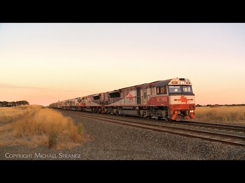 1MA9 SCT Mixed Freight Train Approaching Gheringhap Loop (2/4/2023) - PoathTV Australian Railways
