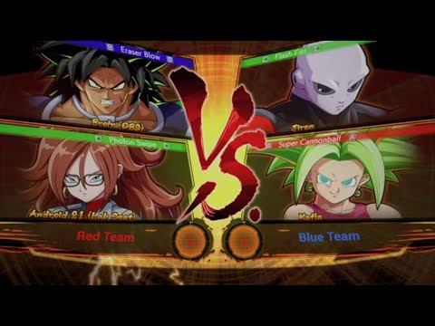 DRAGON BALL FighterZ Broly DBS,Android 21 Lab Coat VS Jiren,Kefla 2 VS 2 Fight