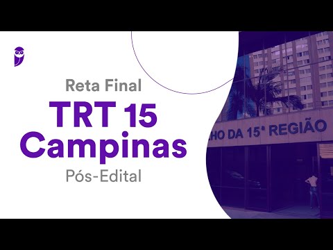 Reta Final TRT 15 Campinas Pós-Edital: Língua Portuguesa - Prof. Fabricio Dutra
