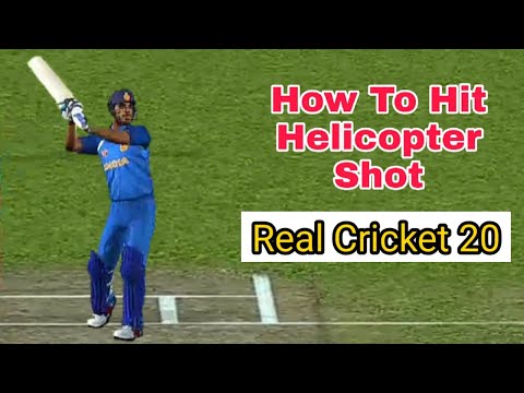How To Hit Helicopter Shot In (Real Cricket 20) | FewRen Gaming |