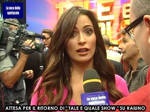 LA VOCE DELLO SPETTACOLO - SETTIMA EDIZIONE DI "TALE E QUALE SHOW" - RAIUNO