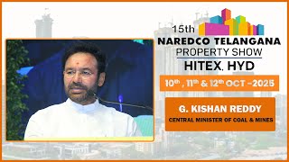 Minister Kishan Reddy | 15th NAREDCO Telangana Property Show 2025