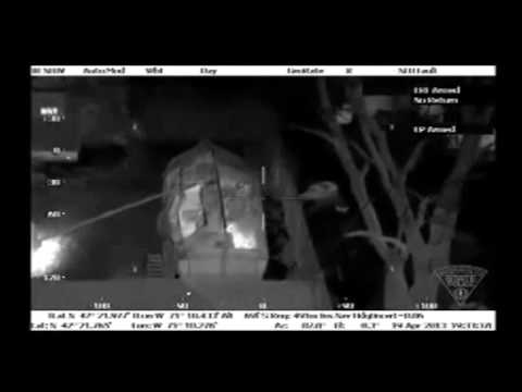 MA Police Helicopter Over Boat Standoff