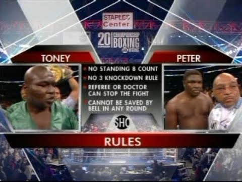 James Toney vs Samuel Peter full fight 09/02/2006 + Robert Guerrero vs Eric Aiken first
