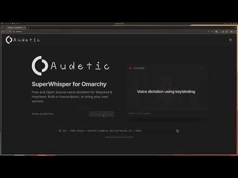 Audetic Quickstart