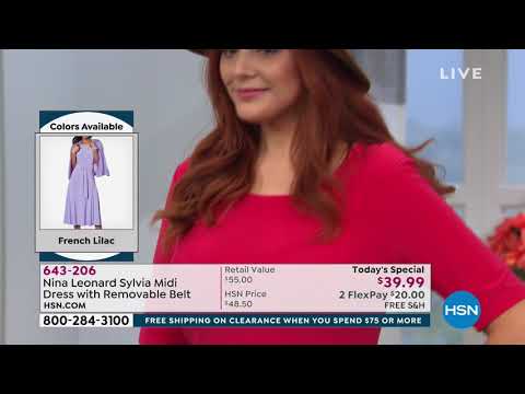 HSN | Nina Leonard Fashions 03.28.2019 - 12 AM