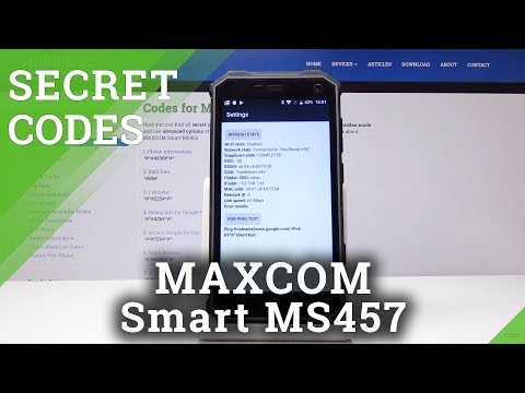 Secret Codes MAXCOM Smart MS457 Strong