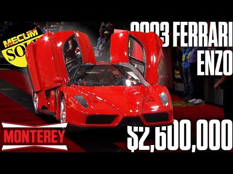 2003 Ferrari Enzo Auctioned for $2.6M at Mecum Monterey