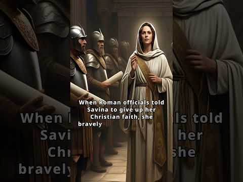 Saint of the day: Jan 30: St Savina of Milan #saintoftheday #trending #catholicsaint