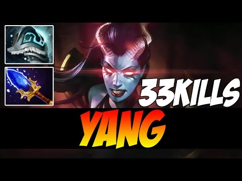 Yang Plays Queen of Pain WITH 33 KILLS - 8300 MMR - Dota 2