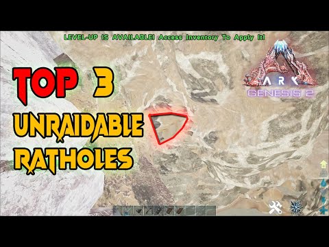 RAT HOLES GEN 2 ARK || UNRAIDABLE!!! SECRET RAT HOLES?