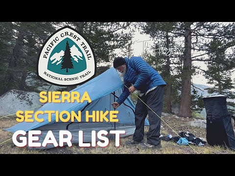 PCT Sierra Section Hike Gear List