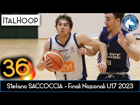 Stefano Saccoccia - 36 Punti all'Esordio delle Finali Nazionali U17 2023