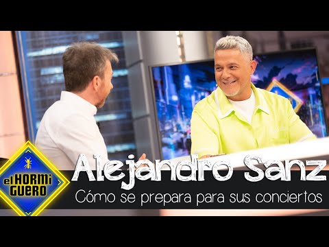 Alejandro Sanz habla sobre cómo se prepara para sus conciertos - El Hormiguero