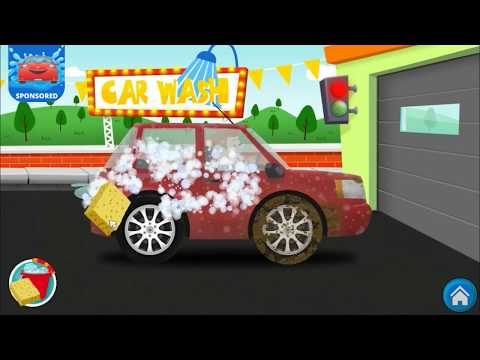 Fun Car Wash for Kids | Learn to Clean Cars | Little Kids Apps Games Video