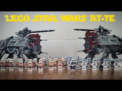 LEGO STAR WARS AT-TE CLONE ARMY [OLD vs NEW]