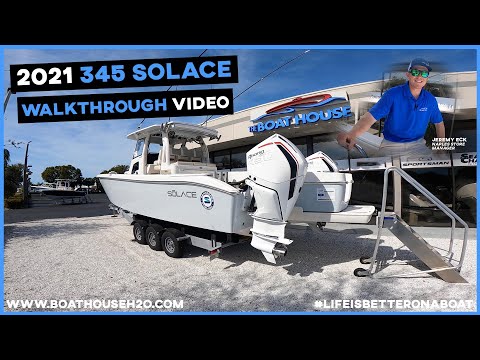 2021 345 Solace Boats Walkthrough Video. BoatHouseH2o.com