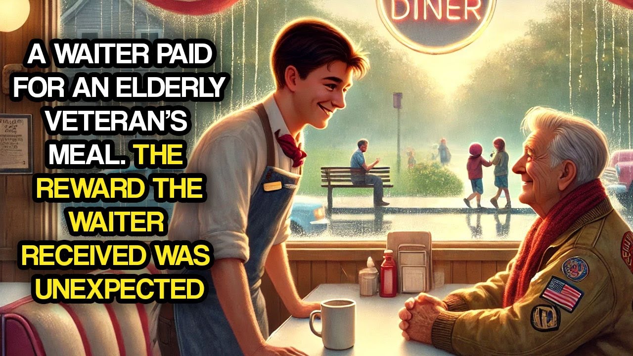 A Waiter Paid for an Elderly Veteran’s Meal. The Reward The Waiter Received Was Unexpected..