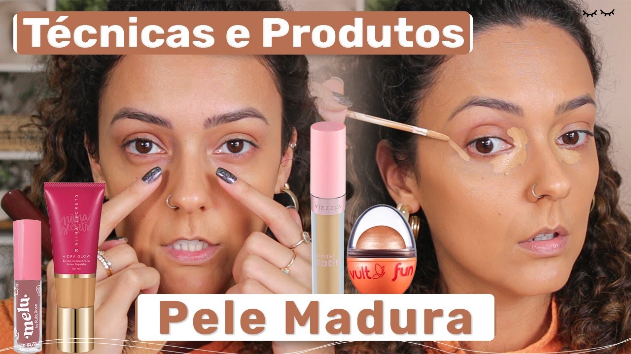 Dicas de maquiagem para pele madura - produtos e técnicas