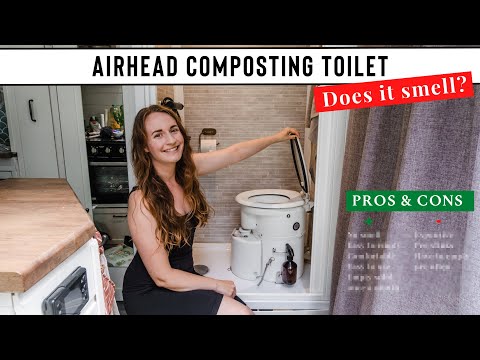 AirHead composting toilet | How does it work? | Does it smell? | Pros and Cons
