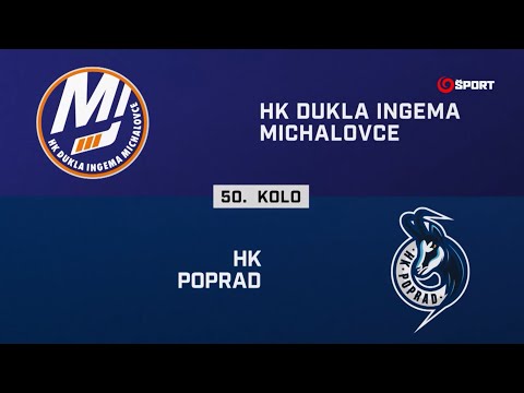 50. kolo: HK Dukla Ingema Michalovce - HK Poprad 3:5 (HIGHLIGHTY)