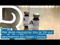 Neusspray beschermt 24 uur tegen corona