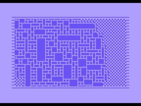 Wave Function Collapse Algorithm On Commodore 64