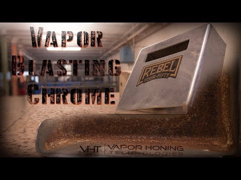 Take rust off chrome with no varnishing or harmful acids.