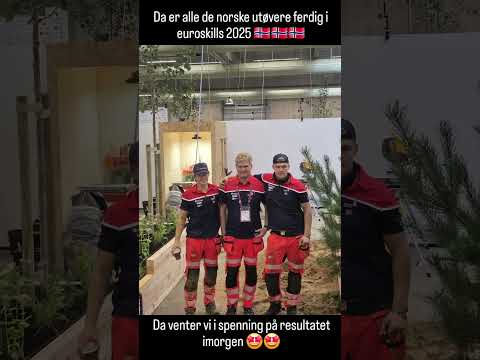 Alle ferdige! Yrkeslandslaget fullførte EuroSkills 2025 – for en innsats!