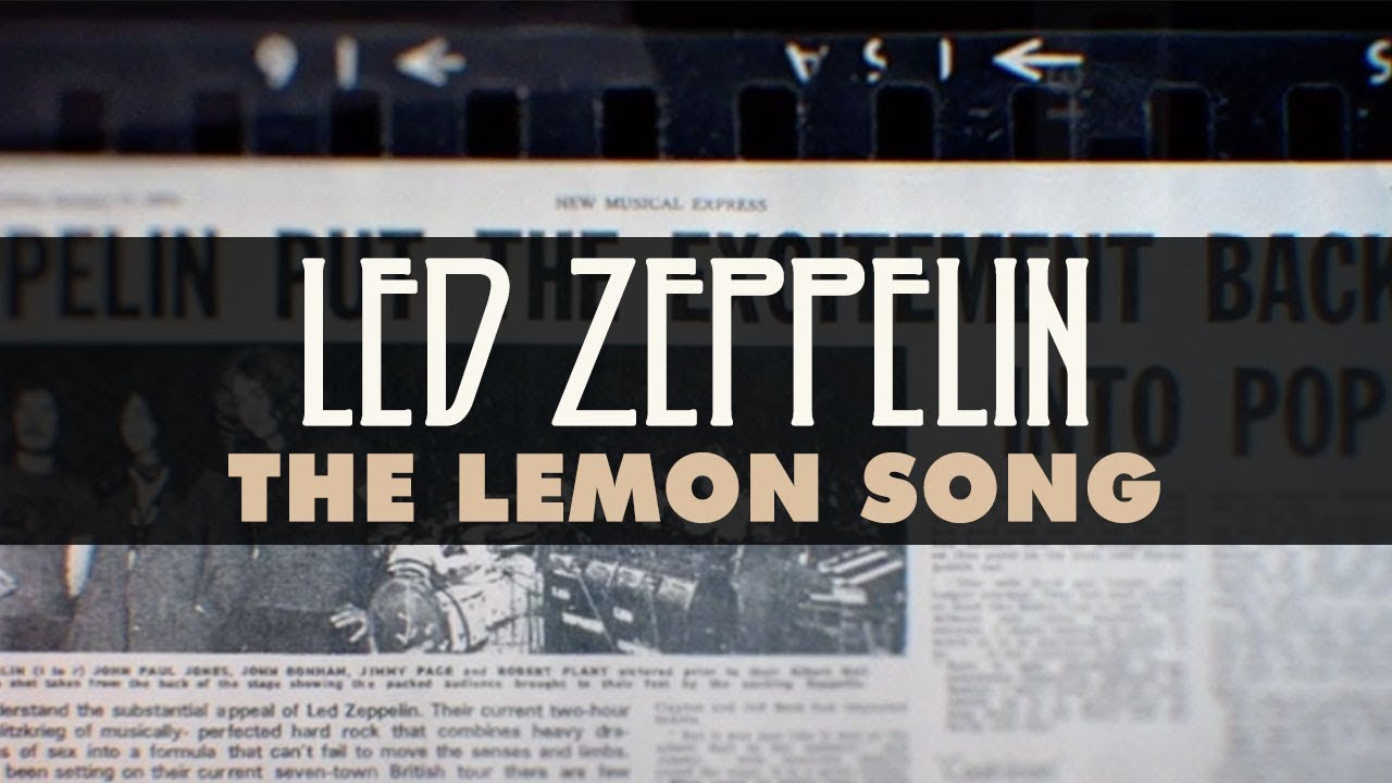 Led Zeppelin - The Lemon Song (Official Audio) - YouTube