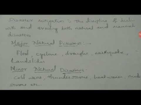 18CV36 by Dr. Veeresh M, Natural Disaster