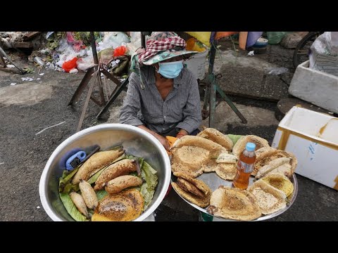 Phsa Kesephal Chroy Changva - Morning Food Market Scene @Chroy Changva on Monday