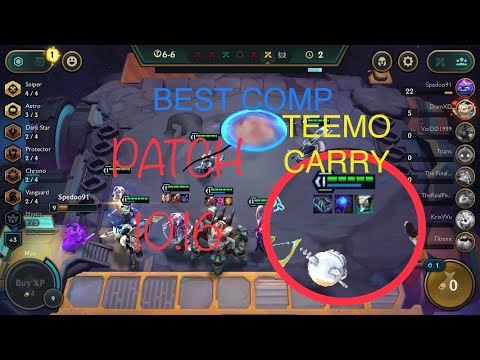 ASTRO SNIPER TEEMO JHIN TFT Mobile , Teamfight Tactics 10.16 Patch Guide SET 3.5 Galaxie Ranked guid