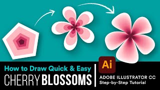 Create Simple Vector Flowers in Adobe Illustrator 🌸