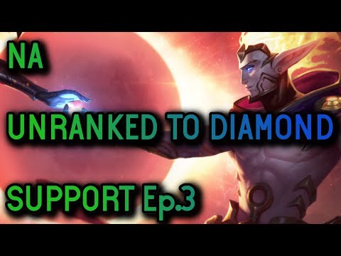 Support Unranked to Diamond Ep.3 Rakan Season 8 - League of Legends