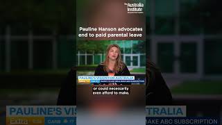 Pauline Hanson advocates end to paid parental leave