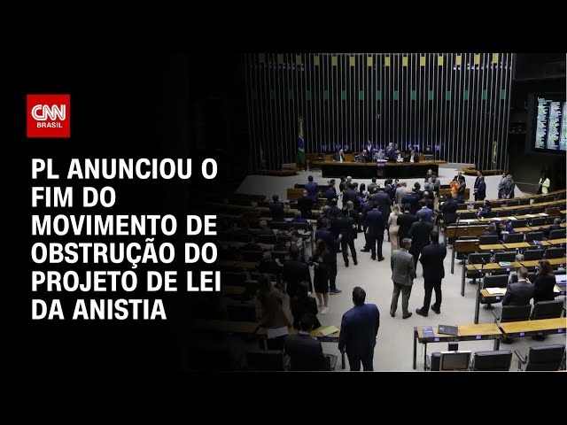 Anistia: PL foca em obter 257 assinaturas até quinta-feira (9) | CNN 360°
