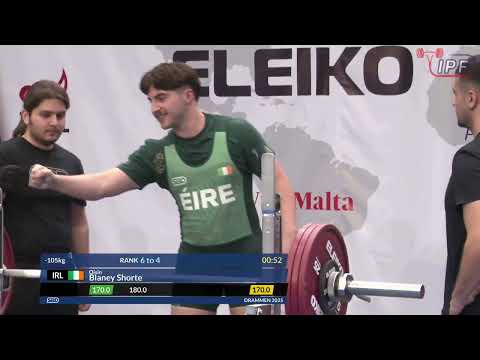 Men Junior 105-120+kg Classic - 2025 World Bench Press Championships