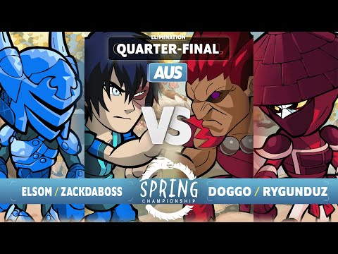 Elsom & Zackdaboss vs Doggo & Rygunduz - Elimination Quarter-Final - Spring Championship 2023 - AUS