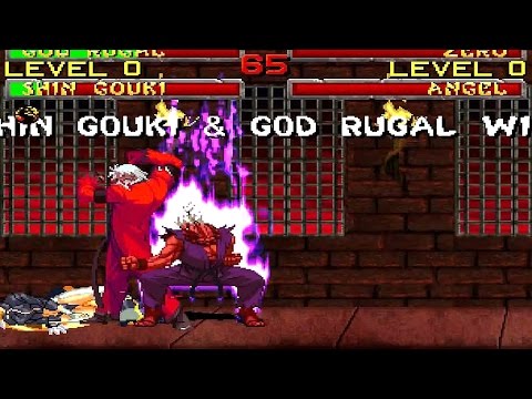 BTW MUGEN Arcade Runs - Team Arcade Run with Shin Gouki and God Rugal