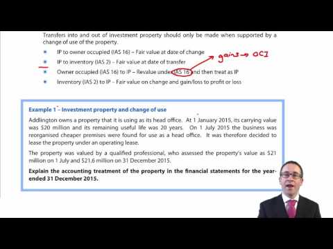 CIMA F1 IAS 40 Investment Properties