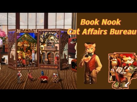 Book Nook - Cat Affairs Bureau，Kommen Sie und sehen Sie es sich an#books#Katze