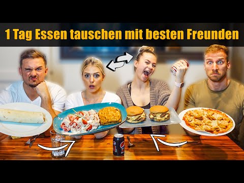 Wir tauschen 1 Tag unser ESSEN mit BESTEN FREUNDEN @healthymandy & @FitnessOskar