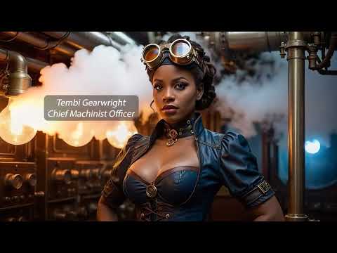 Tembi Gearwright: Chief Machinist Officer 🔧 | Steam & Swagger [Steampunk Promo]