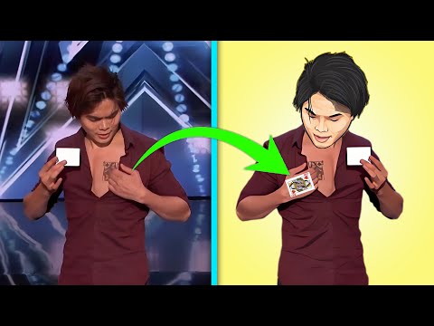 Shin Lim AGT Auditions Amazing Card Trick Secret Revealed | ACE